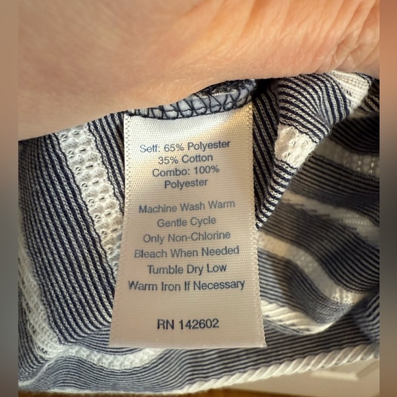 STS Sail To Sable Shift Dress XS Short Sleeve Striped - Picture 4 of 9